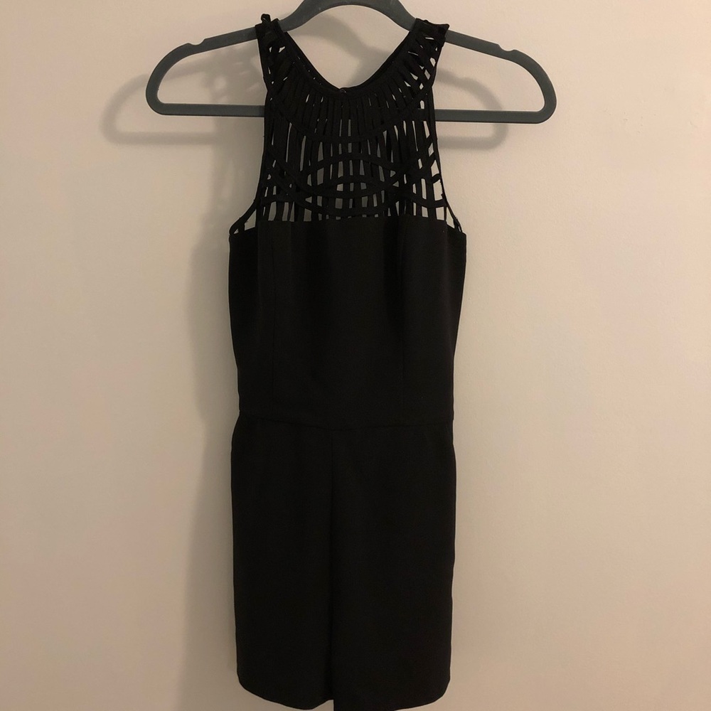 Design Lab Lord & Taylor Black Romper